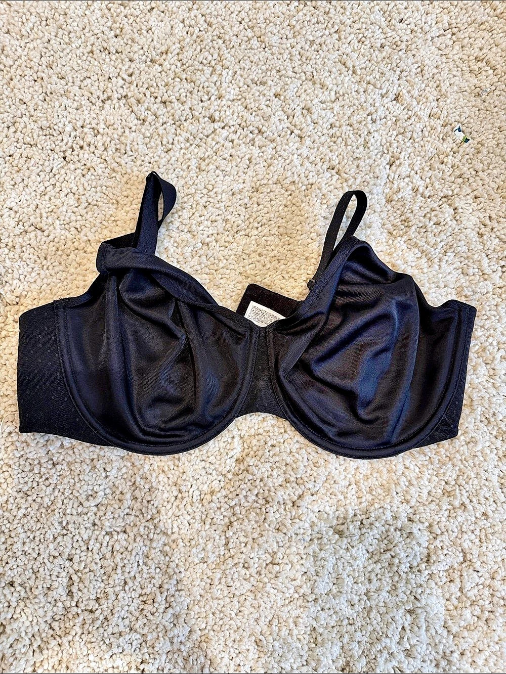 Wacoal Back Appeal Minimizer Bra Underwire Bra Black 36D